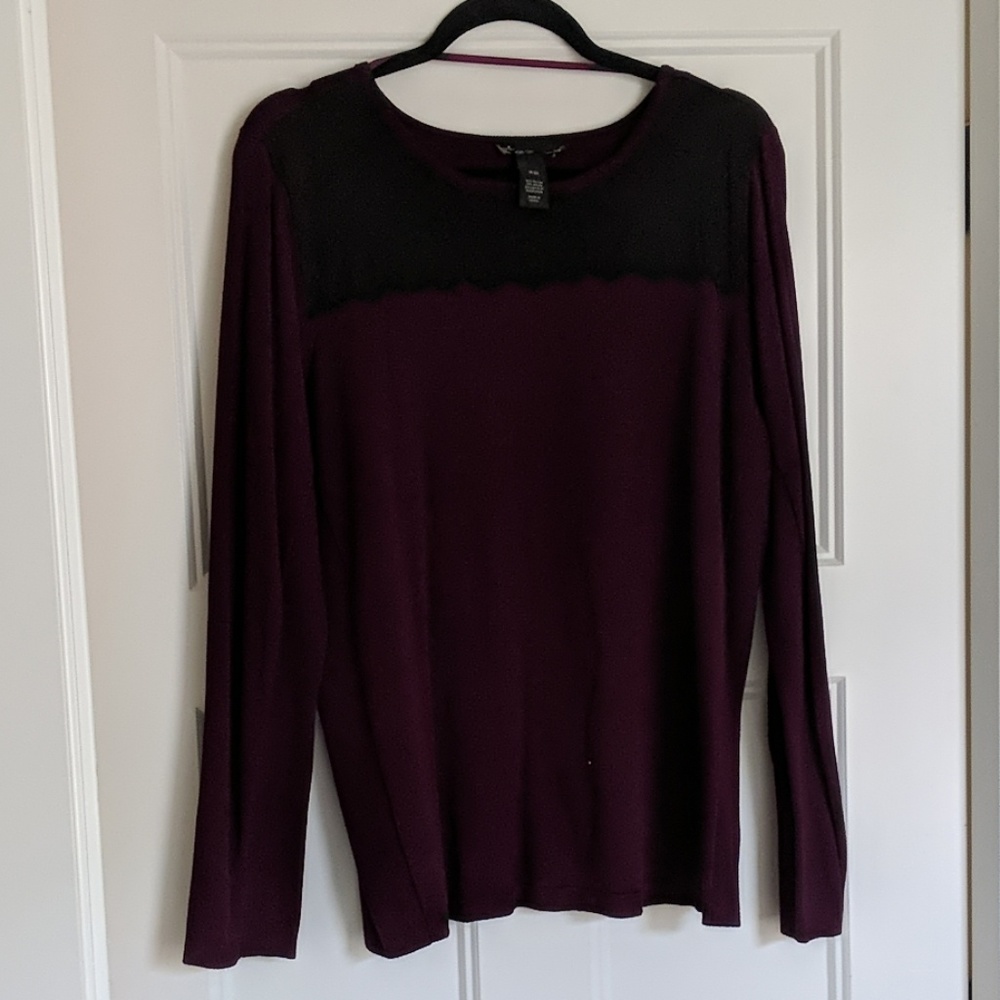 Lace embwlished lane Bryant sweater